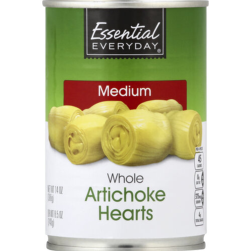 Dr. wt. 8.5 oz (240 g). Per 4 Pieces: 45 calories; 0 g sat fat (0% DV); 375 mg sodium (16% DV); 4 g total sugars. Gluten free. For additional recipes, visit www.essentialeveryday.com. 100% quality guaranteed. Like it or let us make it right. That's our quality promise. essentialeveryday.com. Steel. Please recycle. Product of Peru.