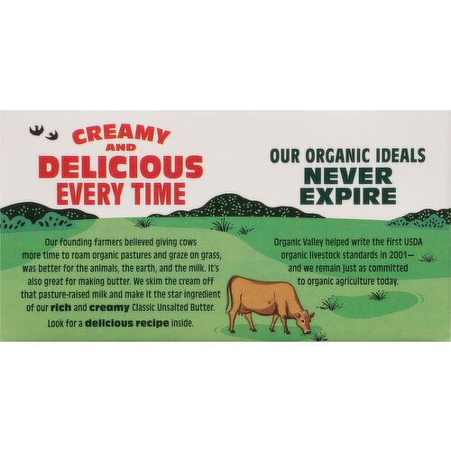 Organic Valley Unsalted Classic Butter