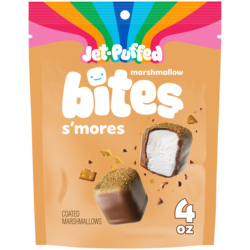 Jet-Puffed S'mores Flavored Coated Marshmallows