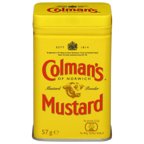 Colman's of Norwich Mustard, Powder