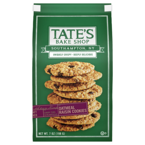 Tate's Bake Shop Oatmeal Raisin Cookies