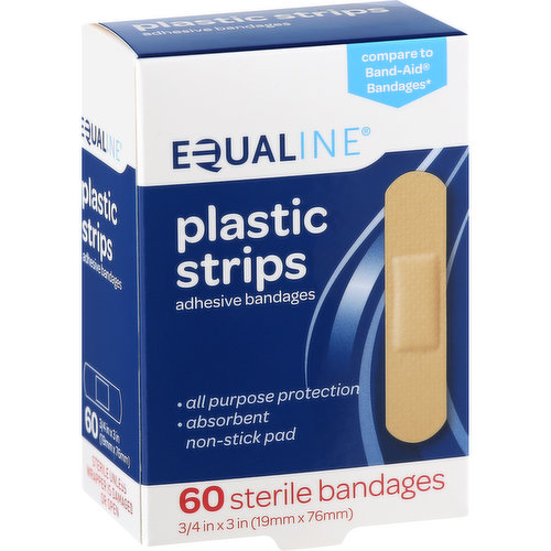 Equaline Adhesive Bandages, Plastic Strips