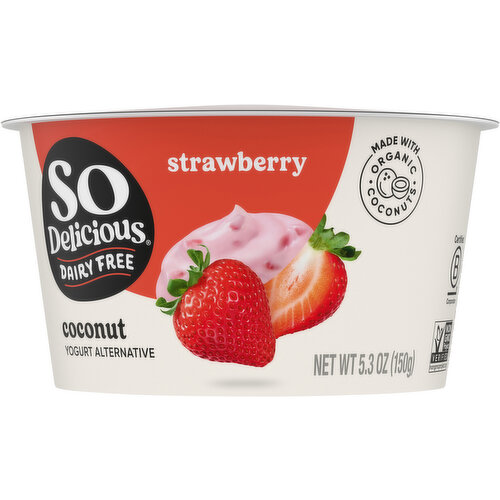 So Delicious Dairy Free Yogurt Alternative, Strawberry, Coconut