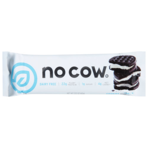 No Cow Protein Bar, Cookies 'N Cream