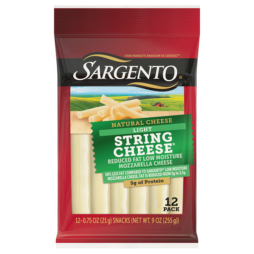 Sargento String Cheese, Light
