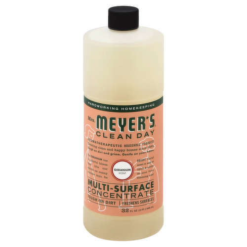 Mrs. Meyer's Clean Day Multi-Surface Concentrate, Geranium Scent