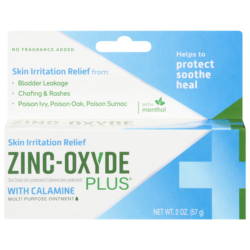 Zinc-Oxyde Plus Skin Irritation Relief