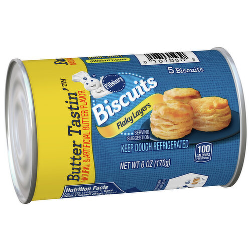 Pillsbury Flaky Layers Butter Tastin' Biscuits