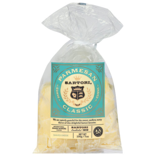 Sartori Shaved Cheese, Classic Parmesan