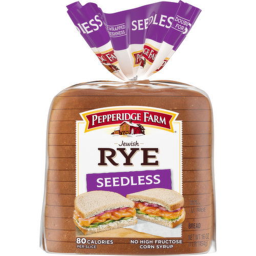 Pepperidge Farm® Jewish Rye Seedless Rye Bread
