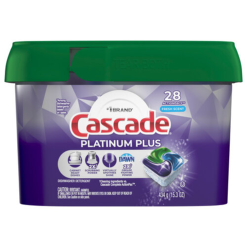 Cascade Dishwasher Detergent, Fresh Scent