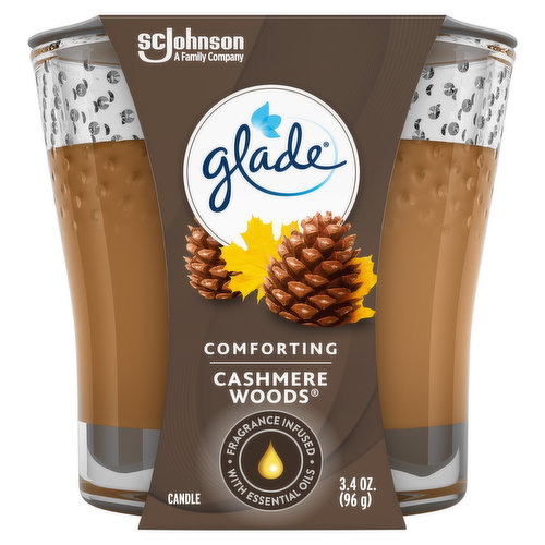 Glade Candle, Cashmere Woods