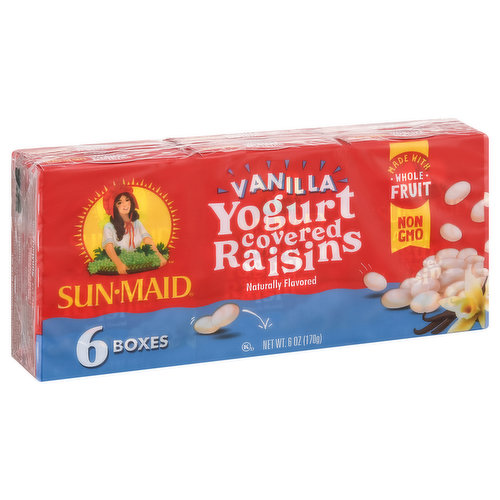 Raisins, Yogurt Covered, Vanilla