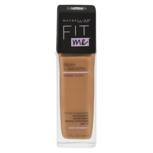 Fit me! Foundation, Dewy + Smooth, Broad Spectrum SPF 18, Pure Beige 235