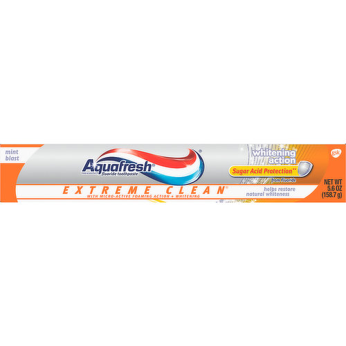 aquafresh extreme clean mint blast