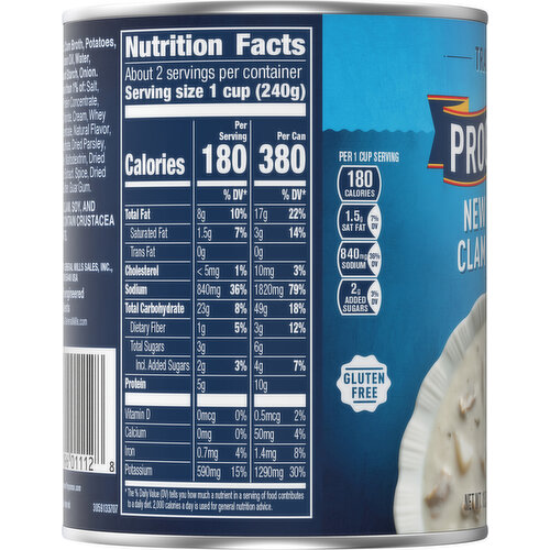 Progresso Soup, New England Clam Chowder, Traditional
