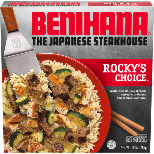 Benihana The Japanese Steakhouse Rocky's Choice Frozen Meal