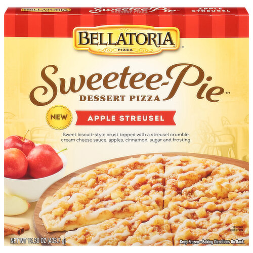 Bellatoria Sweetee-Pie Dessert Pizza, Apple Streusel