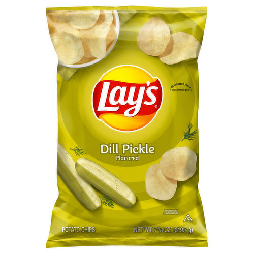 Lay's Potato Chips, Dill Pickle Flavored