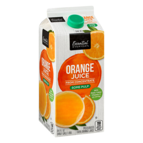 Essential Everyday Juice, Orange, Some Pulp