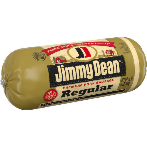Jimmy Dean Pork Breakfast Sausage Roll is made with premium pork, and seasoned to perfection with our signature blend of spices. This savory sausage has 9 grams of protein per serving to give you more fuel to help power your day. Simply slice into sausage patties, cook and serve with eggs and toast for a traditional breakfast. Use or freeze fresh sausage within 7 days of opening.
