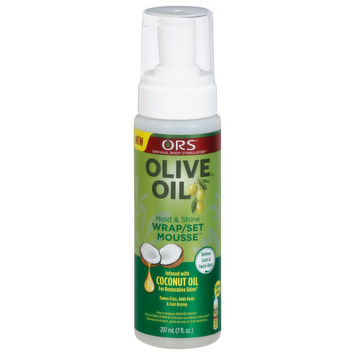 Ors Olive Oil Wrap/Set Mousse, Hold & Shine