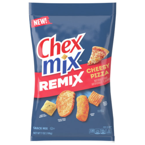 Chex Mix Snack Mix, Cheesy Pizza, Remix