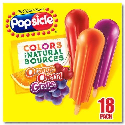 Popsicle Orange Cherry Grape