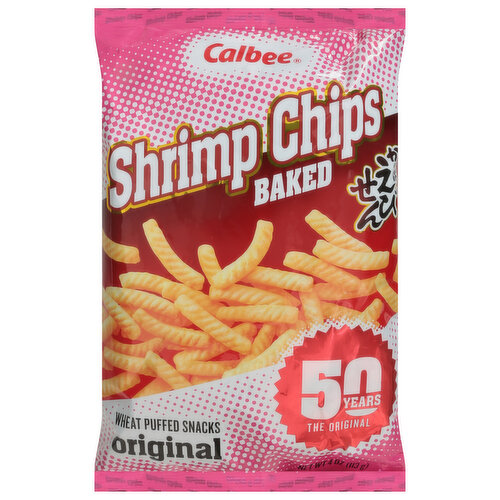 Calbee Shrimp Chips, Baked, Original