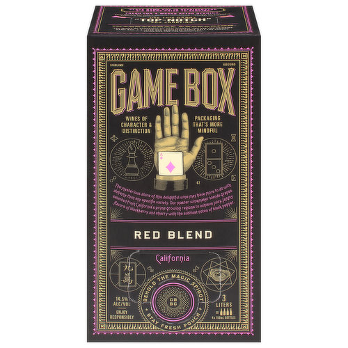 Game Box Red Blend, California