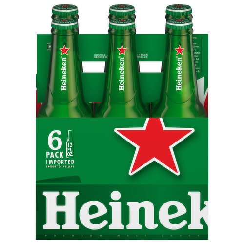 Heineken Beer, Original, 6 Pack