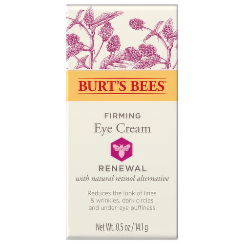 Burt's Bees Eye Cream, Firming, Renewal