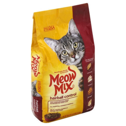Meow Mix Cat Food, Hairball Control