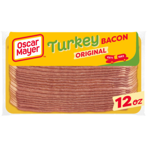 Oscar Mayer Fully Cooked & Gluten Free Turkey Bacon with 58% Less Fat & 57% Less Sodium