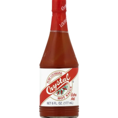 Crystal Hot Sauce, Pure Louisiana, Extra Hot