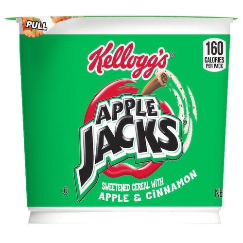 Apple Jacks Cold Breakfast Cereal, Original, Single Serve