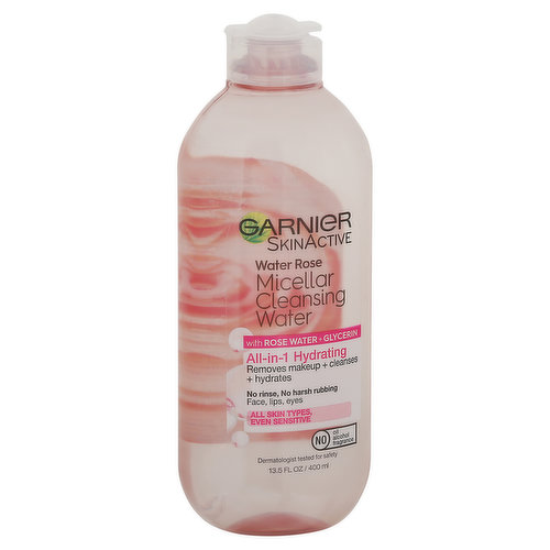 SkinActive Micellar Cleansing Water, All-in-1 Hydrating