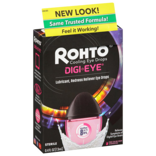 Rohto Digi Eye Cooling Eye Drops, Sterile