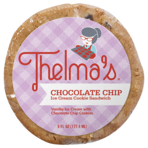 Thelma's Ice Cream Cookie Sandwich, Chocolate Chip
