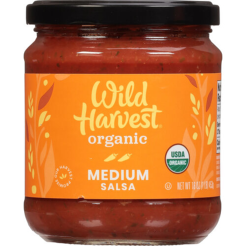 Wild Harvest Salsa, Organic, Medium