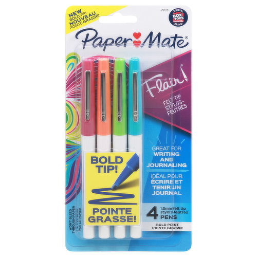 Paper Mate Flair! Pens, Bold Point