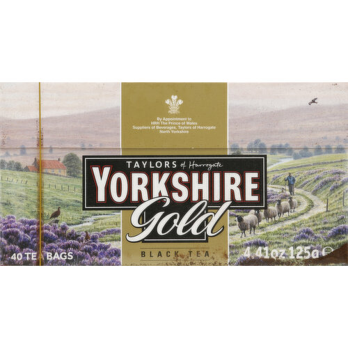 Taylors Of Harrogate Black Tea, Yorkshire Gold, Bags