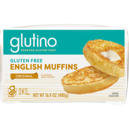 Glutino English Muffins, Gluten Free, Original