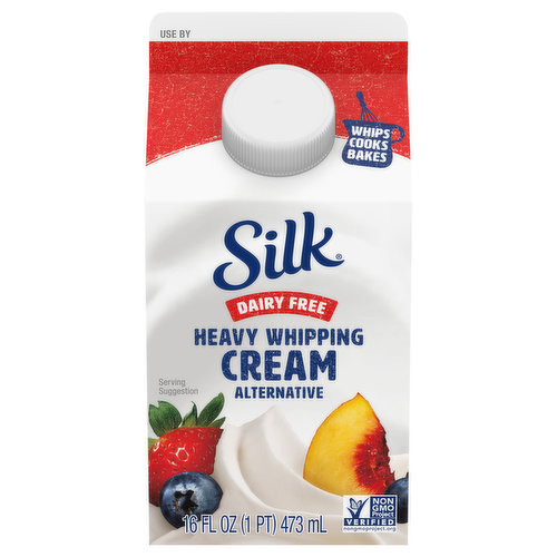 Silk Whipping Cream, Dairy Free, Heavy, Alternative