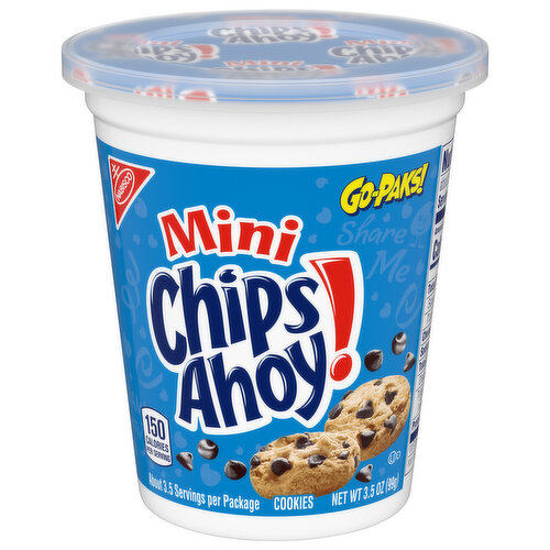 Chips Ahoy! Cookies, Mini, Go-Paks!