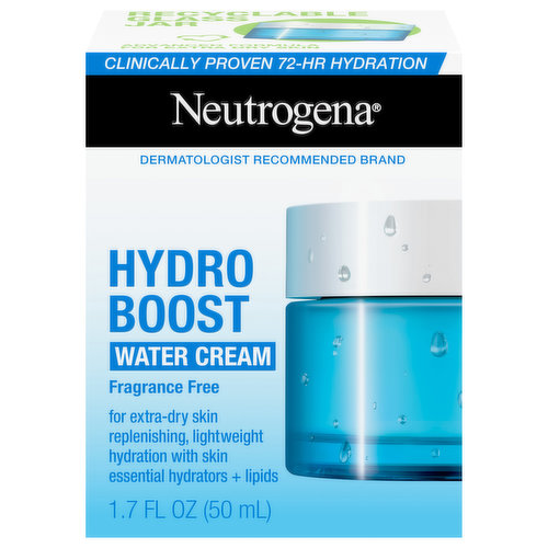 Neutrogena Water Cream, Hydro Boost, Fragrance Free