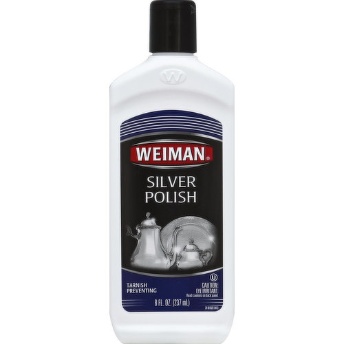 Weiman Silver Polish and Cleaner - 8 Ounce - Clean Shine and