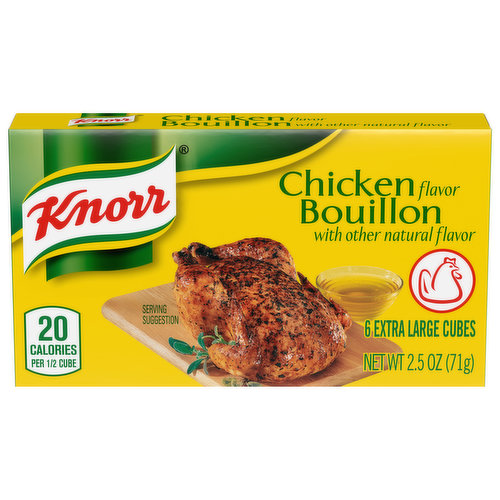 Knorr Bouillon, Chicken Flavor, Extra Large Cubes