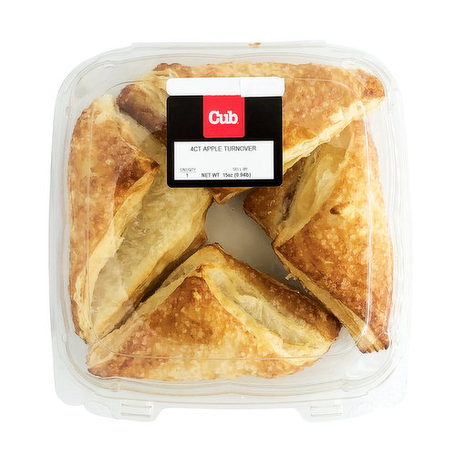 Cub Bakery Turnovers
Apple Filled 4 Ct