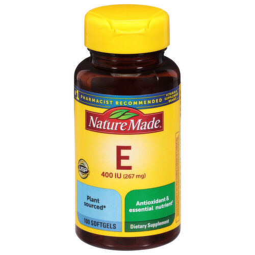 Nature Made Vitamin E, 400 IU (267 mg), Softgels